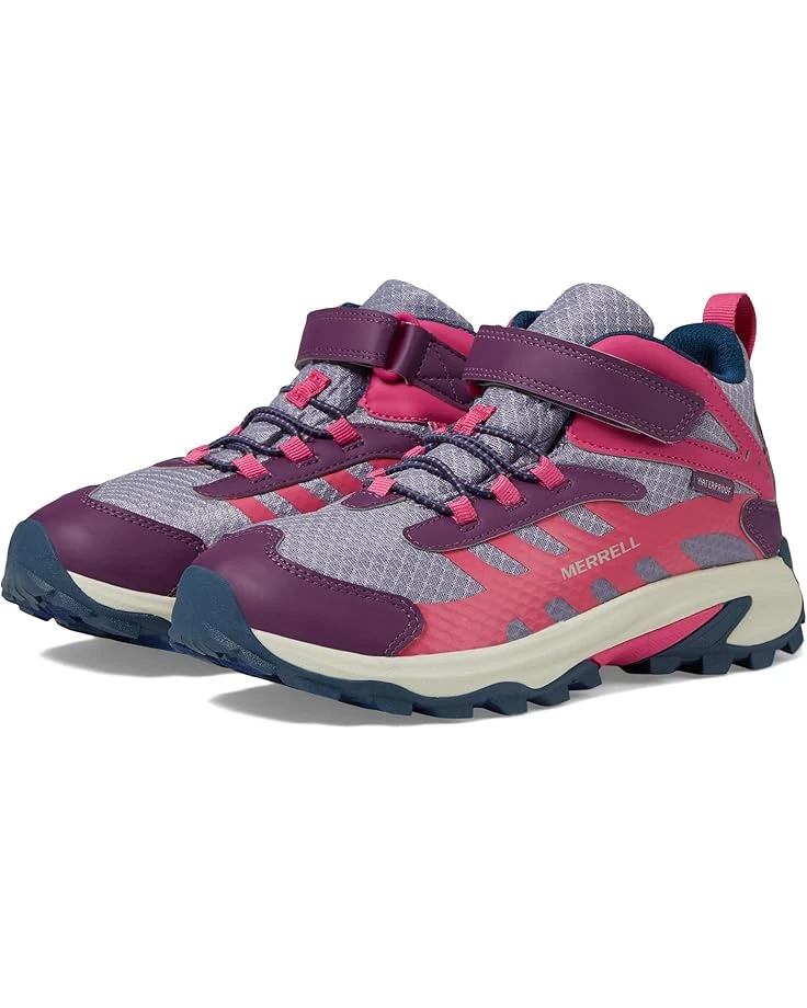 Merrell Kids Moab Speed 2 Mid A/C Waterproof (Little Kid/Big Kid) | Hiking 3 Merrell Kids Moab Speed 2 Mid A/C Waterproof (Little Kid/Big Kid) | Hiking